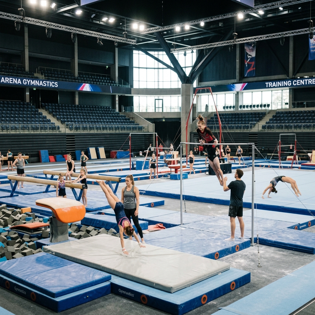 Gymnastics training at The Era Next Gen Sports